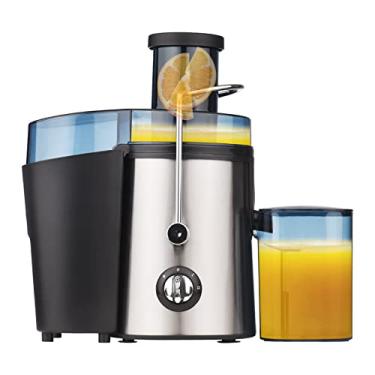 Imagem de Swiitol Juicer doméstico grande calibre corpo elétrico de aço inoxidável 800W alta potência forte extrator de frutas e vegetais separação de suco de resíduos