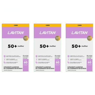 Imagem de Kit 3 Lavitan 50+ Mulher 60 Cápsulas. - Cimed