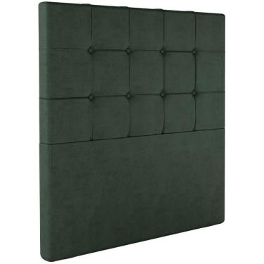 Imagem de Cabeceira Solteiro 88 Cm Berlin Veludo Verde Soon Verde