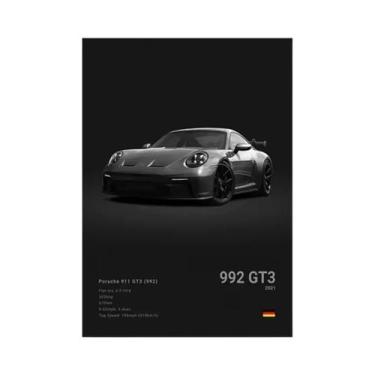 Imagem de Arte Em Tela Para Entusiastas De Carros Impressão De Carros Famosos 91
