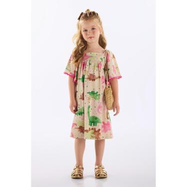 Imagem de Vestido Infantil em Algodão e Linho Up Baby-Feminino