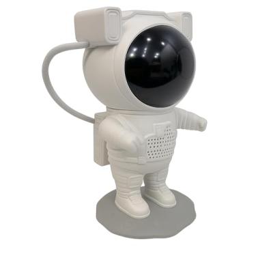 Imagem de Projetor Astronauta Estelar com Bluetooth – Luminária Galáxia Nebulosa LED com Controle Remoto | Projeção de Estrelas, Nebulosas e Constelações | USB
