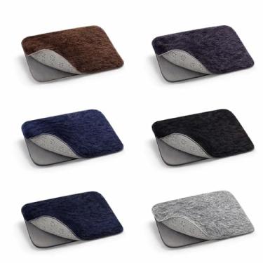 Imagem de Tapete Felpudo Multiuso 40×60 cm · Base Antiderrapante · Super Macio · Para Sala, Quarto e Banheiro – Cores Sortidas