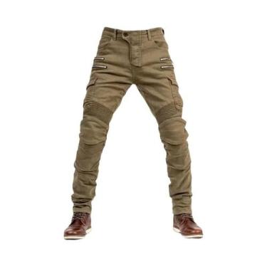 Imagem de Calças De Motocross Para Homens E Mulheres Com Zíper Duplo Em Metal, C