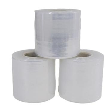 Imagem de Película elástica PE resistente, ideal para armazenamento de paletes de envio, proteção de móveis móveis, embalagem de paletes e carga, filme elástico resistente a perfurações, 3 rolos de 2,76