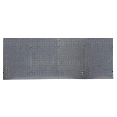 Imagem de JZD Pegboard Organizador de parede resistente 1/10.2 cm Pegboard kit de quadro de metal 167.6 cm x 61.0 cm placa organizadora de ferramentas para garagem, armazenamento de ferramentas, sala de