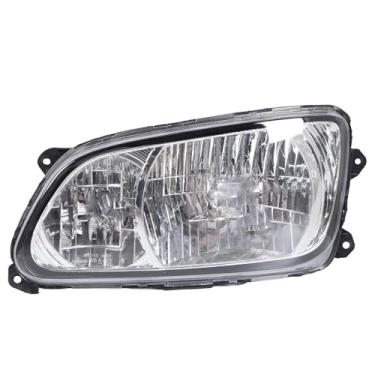 Imagem de Sonew Conjunto de Farol de Reposição para Hino 500 Mega, Material ABS + PC, Ajuste Direto, Instalação Rápida, Sem Lâmpada, Anti-impacto, à Prova de Intempéries, Melhora a Visibilidade, (Esquerda)