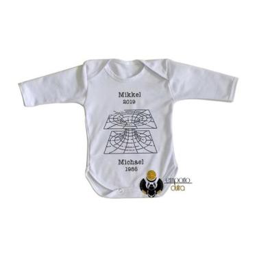Imagem de body nenê criança roupa bebê manga longa   Dark  Mikkel Michael, P   (