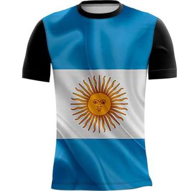 Imagem de Camiseta Personalizada Bandeira Argentina Pátria 2 - OBDS, INF 0