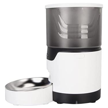 Imagem de Naroote Dispensador Automático de Alimentos para Animais de Estimação, Alimentadores Automáticos Inteligentes para Gatos Com Gravador de Voz, Controle por Aplicativo, Alimentação para