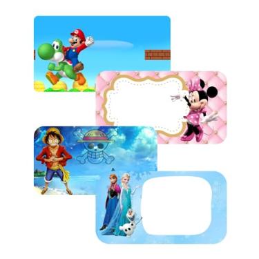 Imagem de Kit Etiquetas Escolar a prova d'água + Toalhinha Personalizada + Etiquetas Termocolante Para Roupas