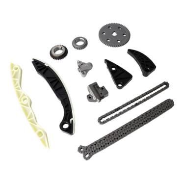 Imagem de AUCERAMIC Kit de corrente de distribuição do motor adequado para Hyundai Sonata Tucson Kia Forte Optima Rondo 2.4L peças de reposição 23121-25060 24321-25000