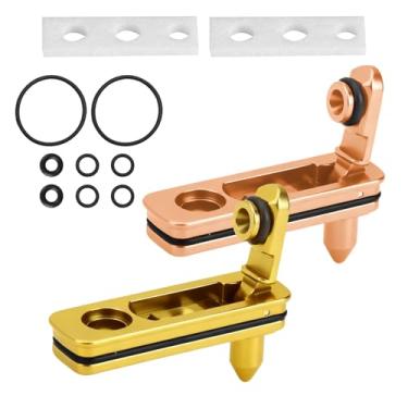 Imagem de KAKUPPA Kit de reparo de isqueiro compatível com Zippo, acessórios de inserção de vedação de vedação de substituição com almofadas de algodão, peças antievaporação para manutenção de inserção