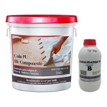 Imagem de Cola Pu Flexfloor Piso De Madeira E Borracha 5 Kg