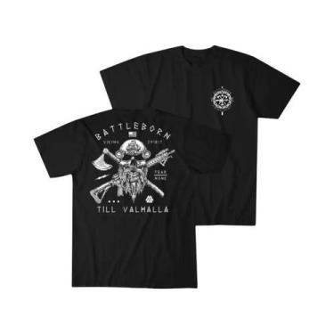 Imagem de Camiseta Masculina 100% Algodão Com Gola Redonda E Manga Curta Casual 