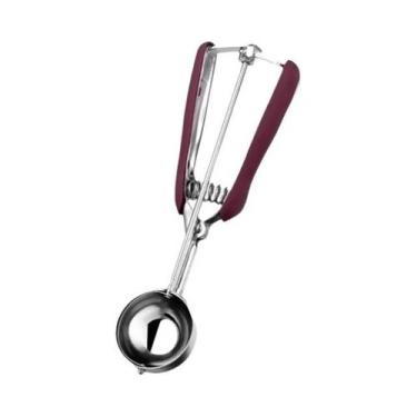 Imagem de Colher De Biscoito De Aço Inoxidável Grande, Média E Pequena, Multiuso