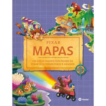 Imagem de Livro - DISNEY MAPAS: FILMES DA PIXAR