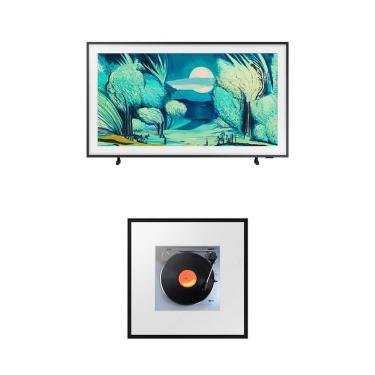 Imagem de Samsung Vision AI TV 50" The Frame 4K LS03F + Music Frame Samsung LS60D