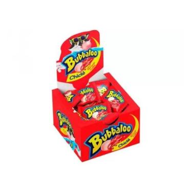 Imagem de Chiclete Bubbaloo Morango C/ 60u 300g
