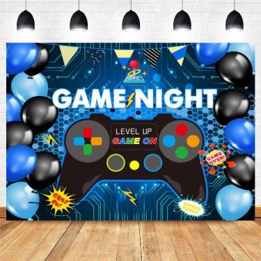 Imagem de Tapeçaria para pendurar na parede, jogo noturno, tema de videogame 150