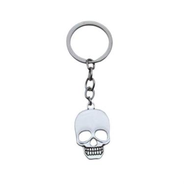 Imagem de Pingente de chaveiro Vintage Skull Retro Zinc Alloy - yiweisai
