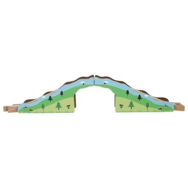Imagem de 1 peça Toy Train Forest Bridge Train Track Bridge Toy Train - Gloome S