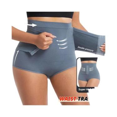 Imagem de Calcinha Modeladora Feminina De Cintura Alta Sem Costura Com Forte Com