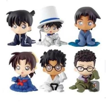 Imagem de Figura Toy Conan, 4ª geração, 6 peças, PVC, 4 cm - Gloome Store