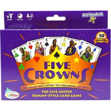 Imagem de Jogo de cartas Five Crowns Z Family 2-6 jogadores com mais de 5 anos -