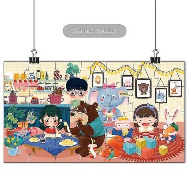 Imagem de Desenho animado de Puzzle Toy Booster Animals para crianças de 4 a 12 