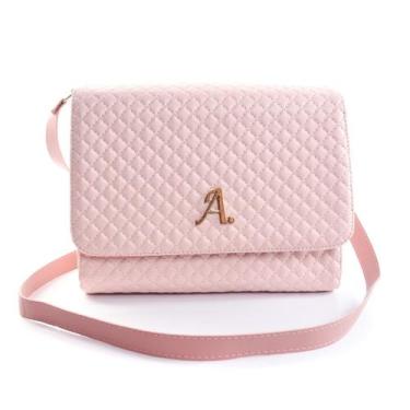Imagem de Bolsa Feminina Tampinha Compacta Transversal Alça de Ombro Elegante La