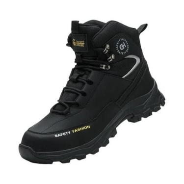 Imagem de Botas De Trabalho De Segurança Com Biqueira De Aço Para Homens, Indest