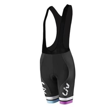 Imagem de Calções de Ciclismo MTB Femininos - Verão, 19D Gel Pad, Calças Justas 