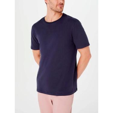 Imagem de Camiseta Manga Curta Hering 0201 Word Básica Algodão T. P/EXG, XG, Ax7