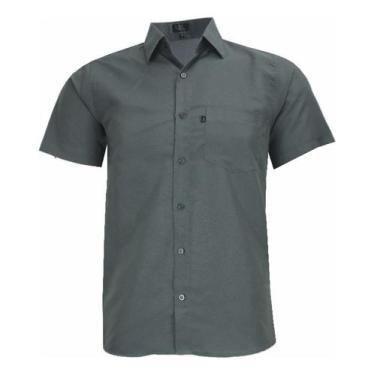 Imagem de Camisa Manga Curta Lbl Comfort Com Bolso Não Amassa 3028 - Amil, Chumb