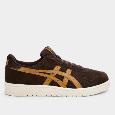Imagem de Tênis Asics Japan S Camurça Masculino, Marrom, 40