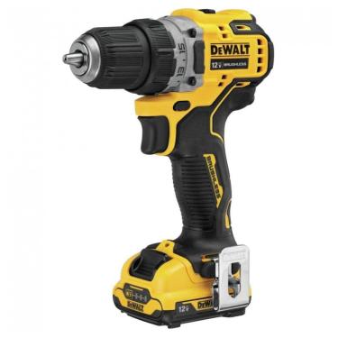 Imagem de Kit Furadeira sem Fio XTREME 12V MAX, DEWALT DCD701F2, Amarelo