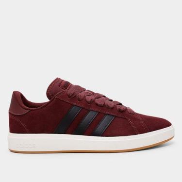 Imagem de Tênis Adidas Grand Court Base 00S Masculino, Bordô, 41