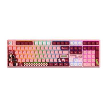 Imagem de Teclado Mecânico Gamer Akko 5108B-Plus, RGB, Bluetooth, Switch Cream Y