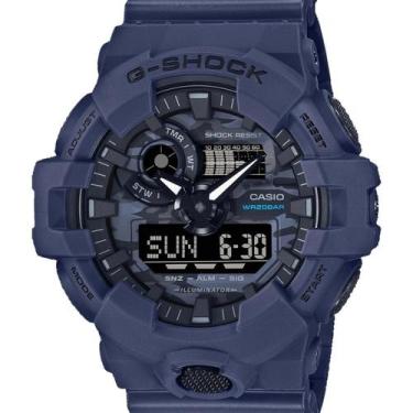 Imagem de Relógio Masculino G-shock Casio Azul GA-700CA-2ADR