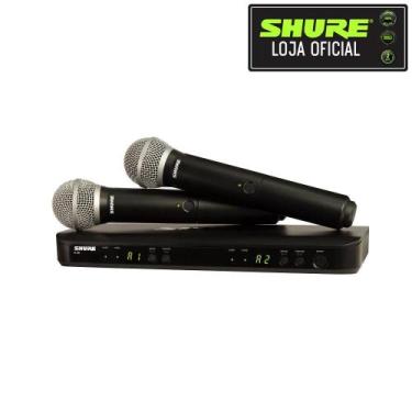Imagem de Microfone sem Fio duplo Shure PG58 para Vocais BLX288BR/PG58-M15