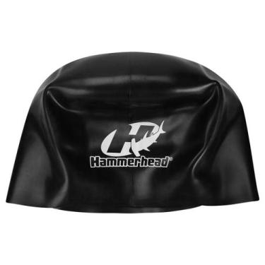 Imagem de Touca De Natação Silicone P Record Breaker Hammerhead, Preto