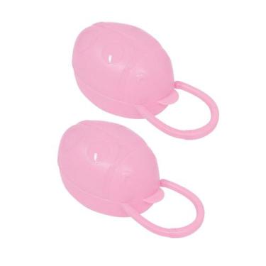 Imagem de Kit 2 Protetor Porta Chupeta Joaninha Baby Com Alça - - Injetemp, Rosa