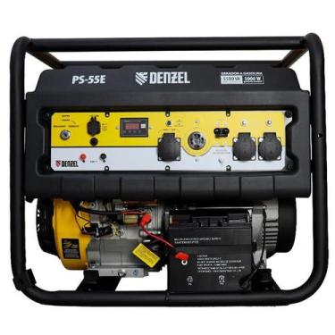 Imagem de Gerador a Gasolina PS-55E 7HP 25L 230V P. Elétrica Denzel