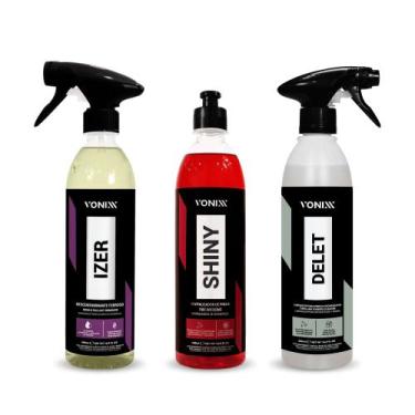 Imagem de Kit limpeza de pneus e rodas vonixx delet shiny izer - MARCA, Sem vari
