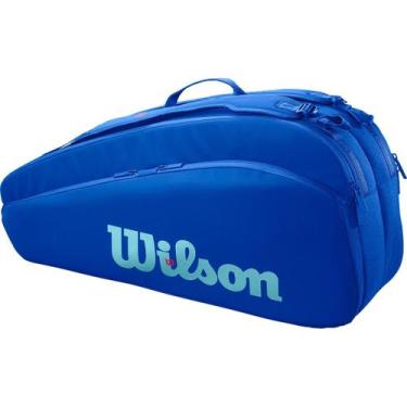 Imagem de Raqueteira Wilson Ultra V5 Tour 6Pack - Unissex, Unico, Azul