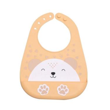 Imagem de Babador De Silicone Bichuus Creme Com Bolso - Mami