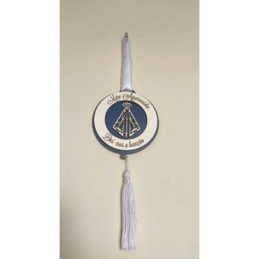 Imagem de Mandala Adorno Enfeite De Porta E Parede Nossa Senhora Aparecida Em MD