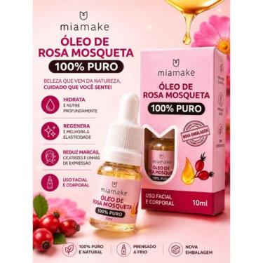 Imagem de Óleo de Rosa Mosqueta 100% Puro Miamake Uso Facial e Corporal Reparado