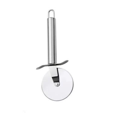 Imagem de Fatiador Cortador para Pizza Inox 21cm - UtilBazar